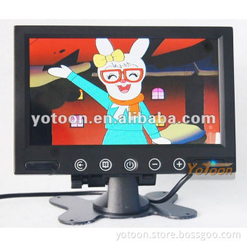 7 inch Stand-alone Car TFT LCD Monitor(black) Car Monitor